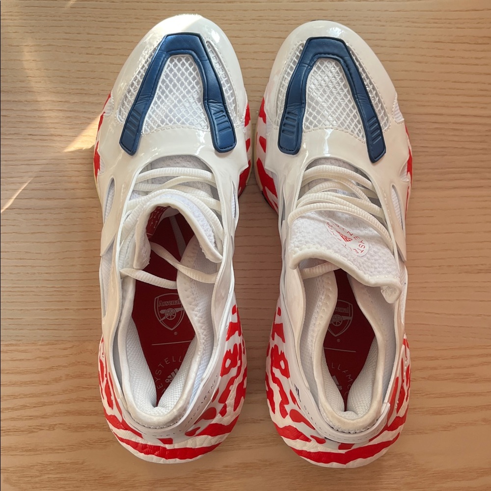 ADIDAS BY STELLA MCCARTNEY UltraBoost '22 Arsenal FC Scarlet Leopard Sneaker 9 - Picture 6 of 9